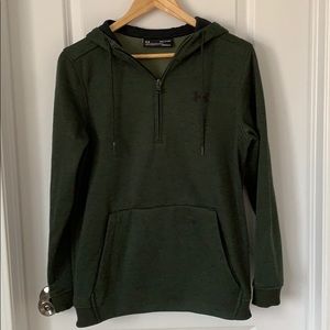 Under Armour Dark Green ColdGear hoodie